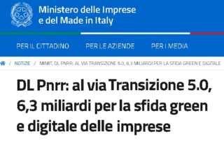 Incentivi Transizione 5.0